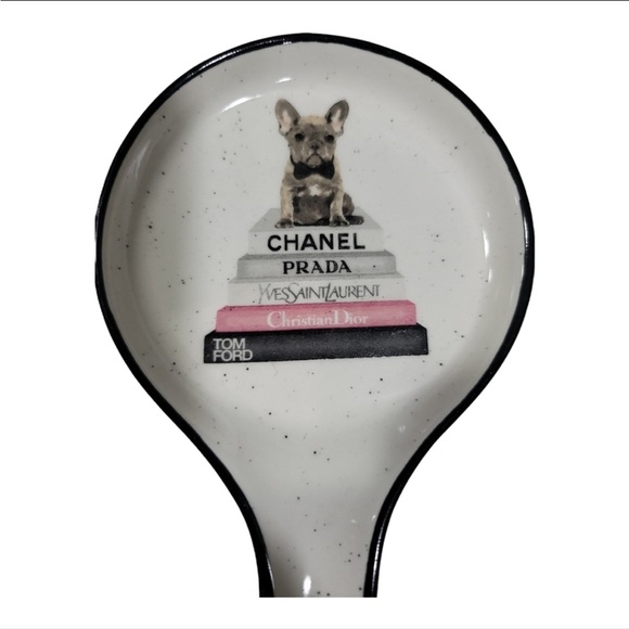 Figs & Fern Book Stack Fashion Spoon Rest NEW - Picture 2 of 4